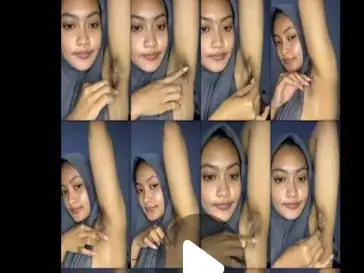 Cewek Jilbab Cantik Vcs Bugil Sambil Pamer Ketiak Lebat poster