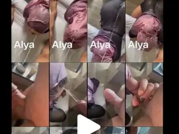 Jilbab Alya Pantat Gede Semok Ml Di Wc poster
